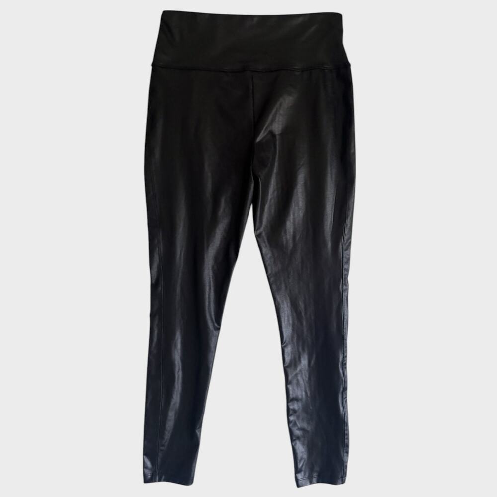 Rewind Black Faux Leather Ankle Pants - Picture 8 of 9